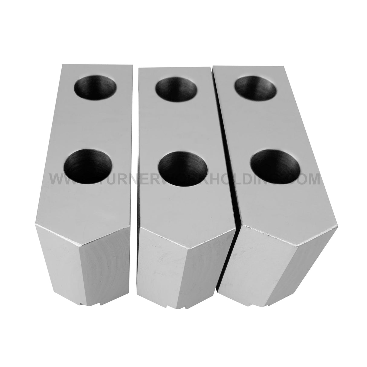 TG-10C-3.0-SP- AMERICAN STANDARD STEEL SOFT JAWS FOR TONGUE & GROOVE 10" CHUCK 3.0" HT (3 PC)