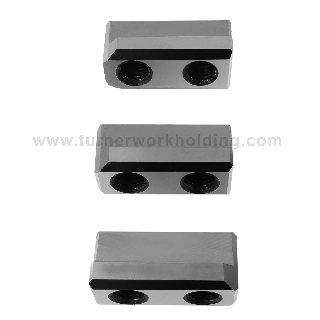 K-212C- TN - TURNER 12" T NUTS 3 PCS SET FOR B-212 KITAGAWA SAMCHULLY CNC LATHE CHUCKS
