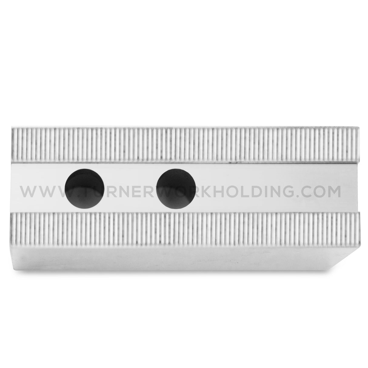 K-15C-3.0-SF - 15" Lathe Chuck Serrated Steel Soft Jaws Set (3 Pcs), Flat, 3.0" Height for Kitagawa (B-15), Samchully Power Chucks