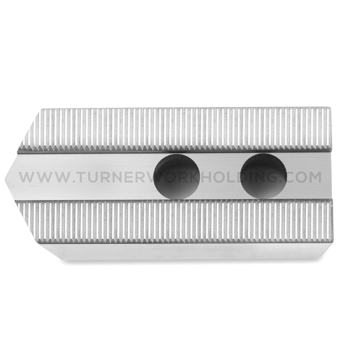 K-6C-1.5-SP - 6" Lathe Chuck Serrated Steel Soft Jaws Set (3 Pcs), Pointed, 1.5" Height, for Kitagawa (B-206), Samchully Power Chucks