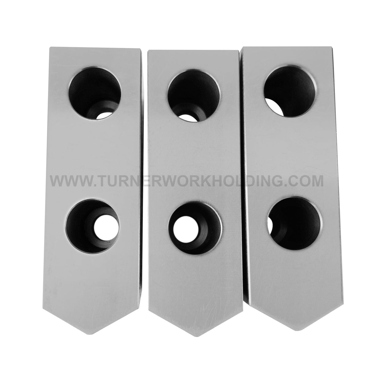 TG-12C-4.0-SP- AMERICAN STANDARD STEEL SOFT JAWS FOR TONGUE & GROOVE 12" CHUCK 4.0" HT (3 PC)