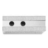 K-12C-3.8-SF - 12" Chuck Soft Jaws Set (3 Pcs), Steel, Flat, 3.0" Height, 0.827" (21 mm) Groove/Slot Width - For 12" (B-212) Kitagawa/Samchully Power Lathe Chucks