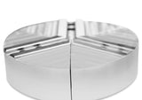 K-12C-2.8-AR- 12" Lathe Chuck Serrated (1.5 MM x 60), Aluminum, 2.0" Height, 0.827" (21 mm) Slot, Pie Full Round Grip Soft Jaws Set (3 Pcs) for Kitagawa (B-212)/Samchully Power Chucks