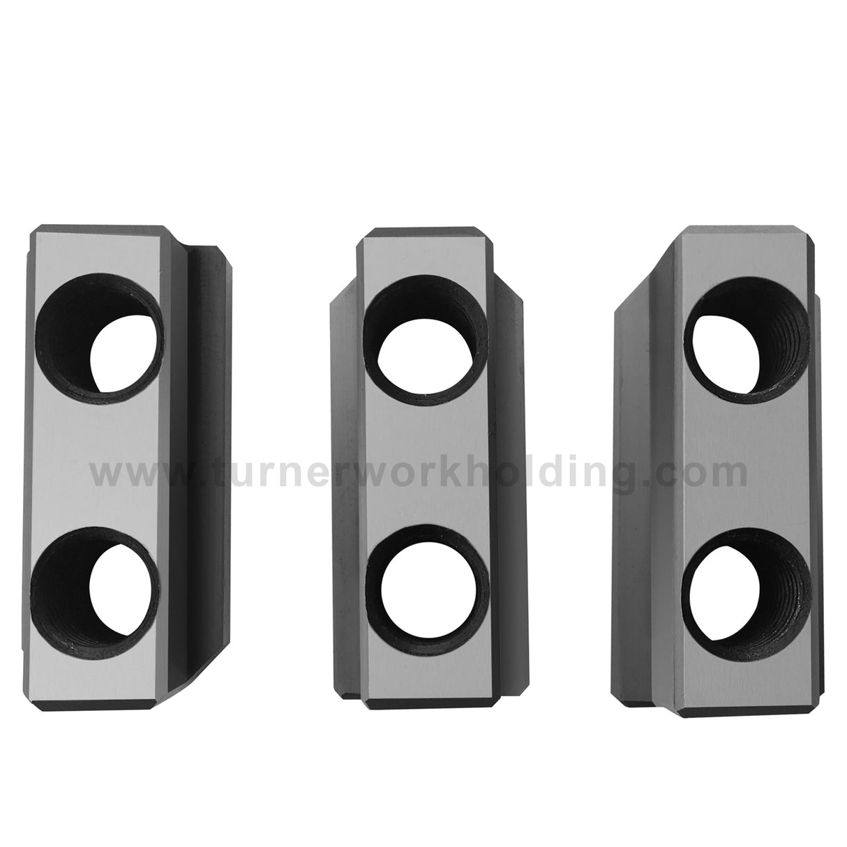 K-12C-TN - TURNER 12" T-Nuts 3 Pc Set For B-12 (18 mm Slot) Kitagawa/ Samchully Type CNC Lathe Chucks