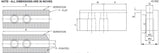 K-12C-5.8-SF - 12" Chuck Soft Jaws Set (3 Pcs), Steel, Flat, 5" Height, 0.827" Groove/Slot Width - For 12" (B-212) Kitagawa/Samchully Power Lathe Chucks