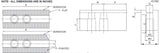 K-12C-3.8-SP - 12" Chuck Soft Jaws Set (3 Pcs), Steel, Pointed, 3.0" Height, 0.827" Groove/Slot Width - For 12" (B-212) Kitagawa/Samchully Power Lathe Chucks