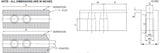 K-12C-2.58-SP - 12" Chuck Soft Jaws Set (3 Pcs), Steel, Pointed, 2.5" Height, 0.827" Groove/Slot Width - For 12" (B-212) Kitagawa/Samchully Power Lathe Chucks