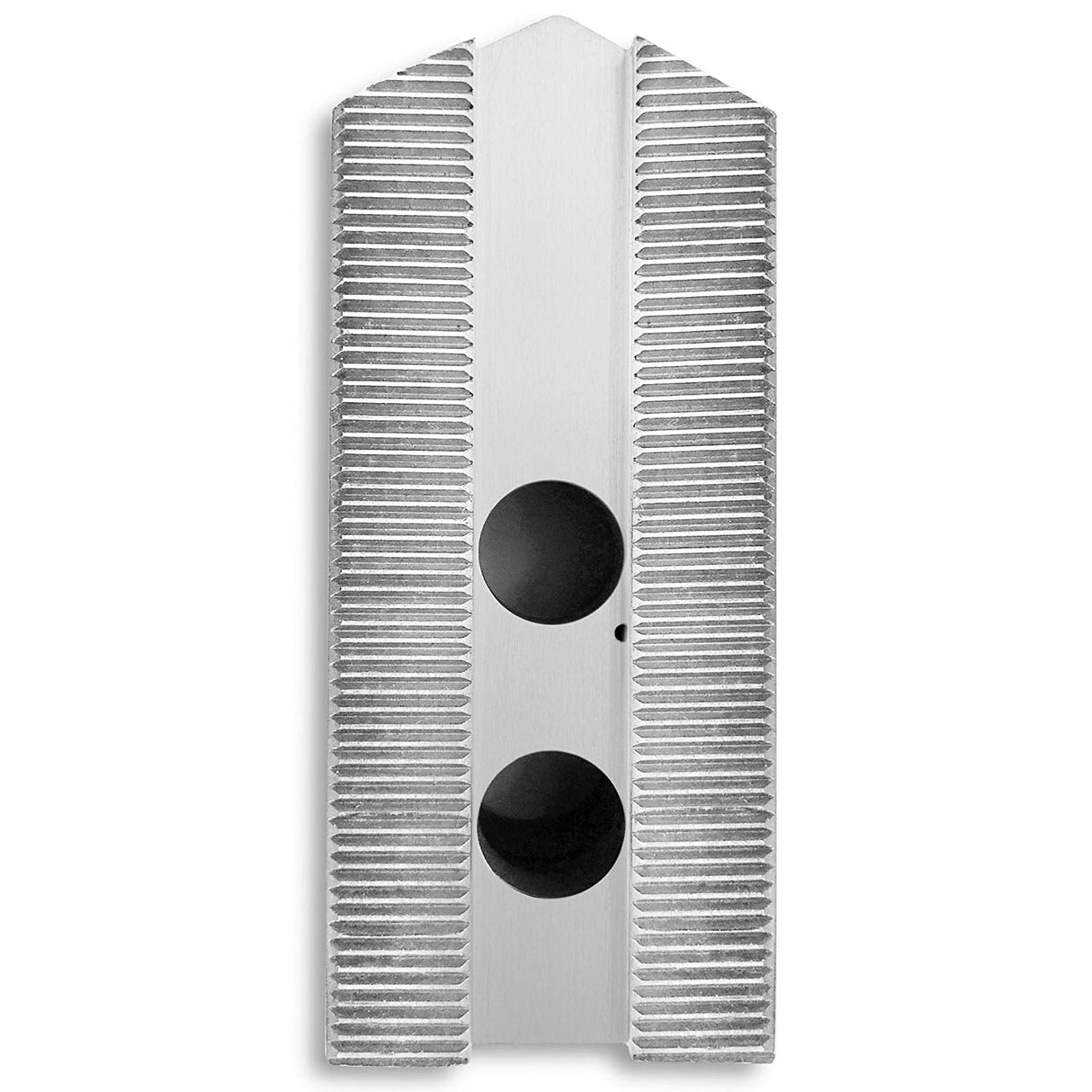 K-12C-2.8-AP - 12" Chuck Soft Jaws Set (3 Pcs), Aluminum, Pointed, 2" Height, 0.827" Groove/Slot Width - For 12" (B-212) Kitagawa/Samchully Power Lathe Chucks