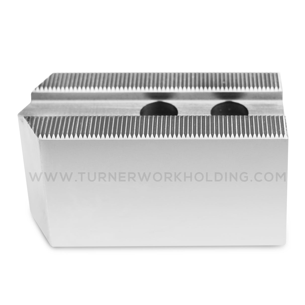 K-6C-1.5-AP - 6" Lathe Chuck Serrated Aluminum Soft Jaws Set (3 Pcs), Pointed, 1.5" height, for Kitagawa (B-206), Samchully Power Chucks