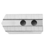 K-10C-2.0-SP - 10" Lathe Chuck Serrated Steel Soft Jaws Set (3 Pcs), Pointed, 2" Height, for Kitagawa (B-210), Samchully Power Chucks