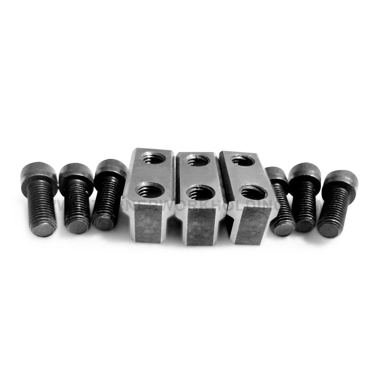 K-15C-TNB - TURNER 15" SINGLE STEP T NUTS  3 PCS SET WITH SIX M20 BOLTS FOR B-15/B-18 KITAGAWA SAMCHULLY TYPE CNC LATHE CHUCKS