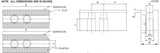 K-15C-6.0-SP - 15" Lathe Chuck Serrated Steel Soft Jaws Set (3 Pcs), Pointed, 6.0" Height for Kitagawa (B-15), Samchully Power Chucks
